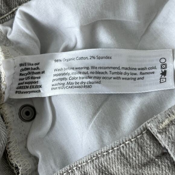 Eileen Fisher Gray Jeans - Picture 4 of 4